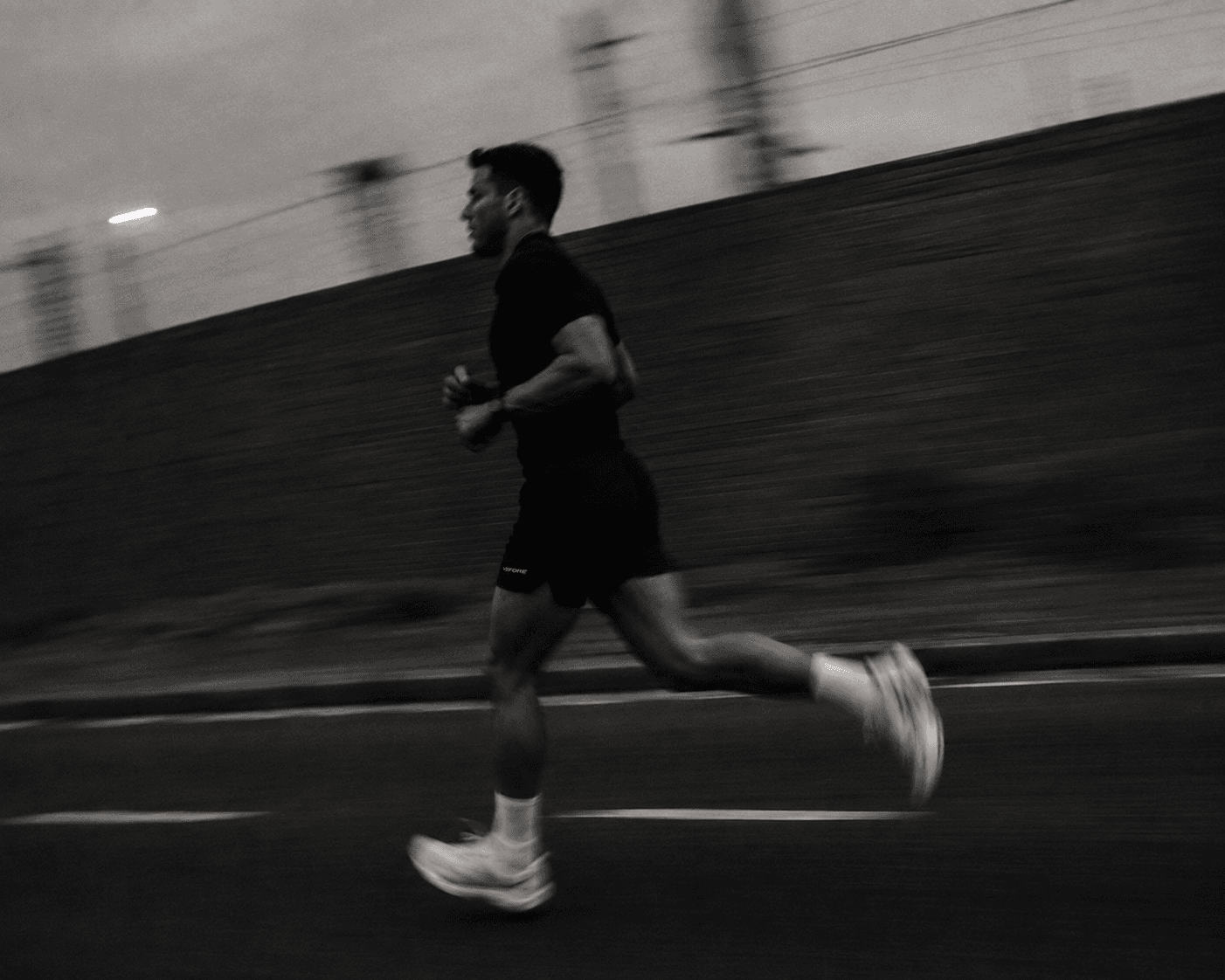 Motion Short — worn, running